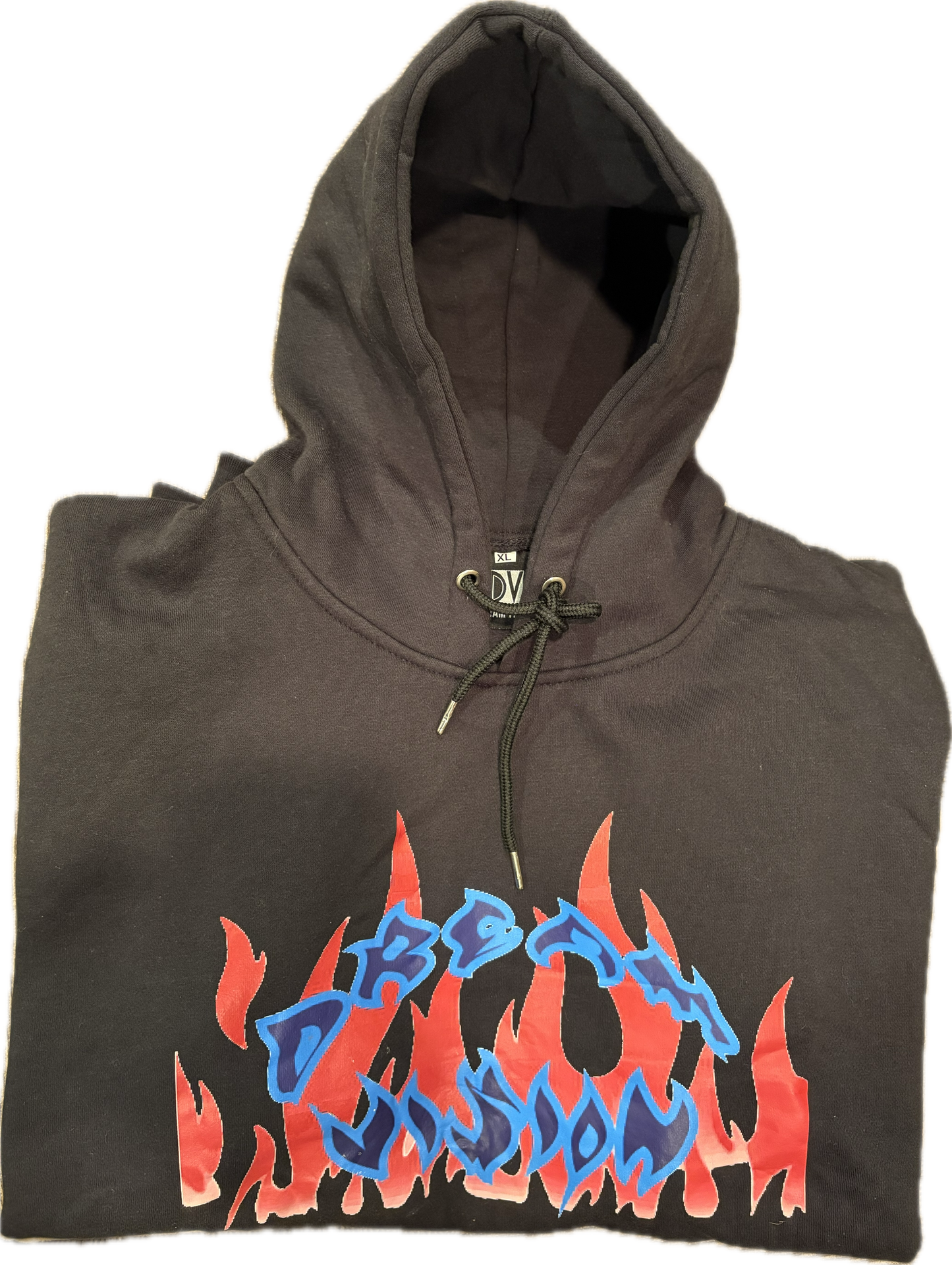 DreamVision "Flaming Hot" Black Hoodie