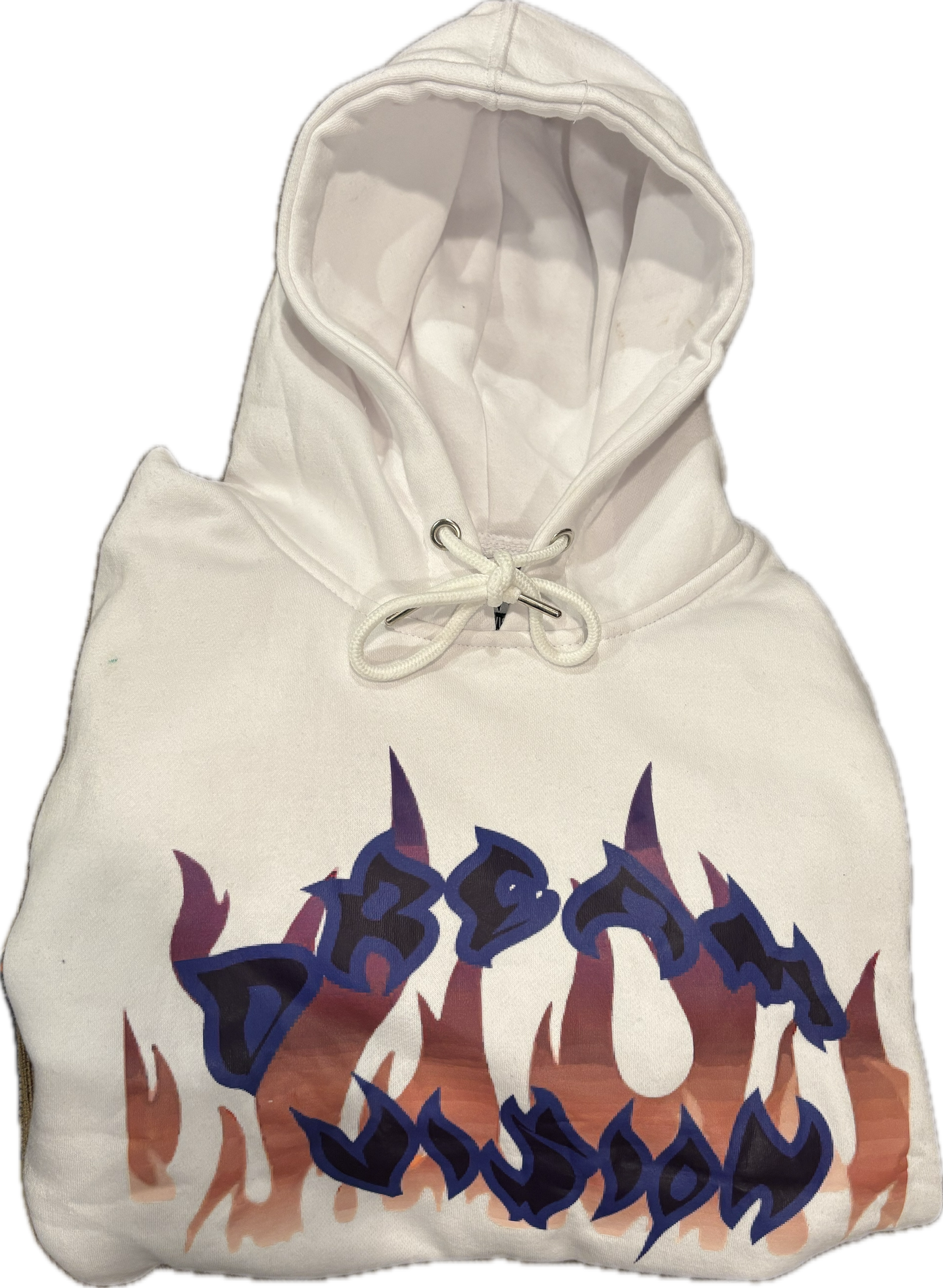 DreamVision "Flame Infusion" White Hoodie