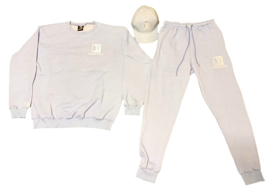 DreamVision "Icy Blue" 2 Piece Cotton Sweatsuit