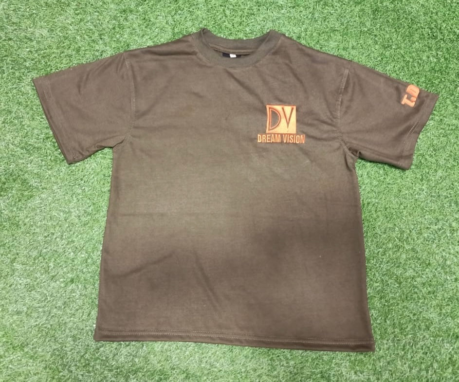 DreamVision Signature Olive Green/Orange T - Shirt