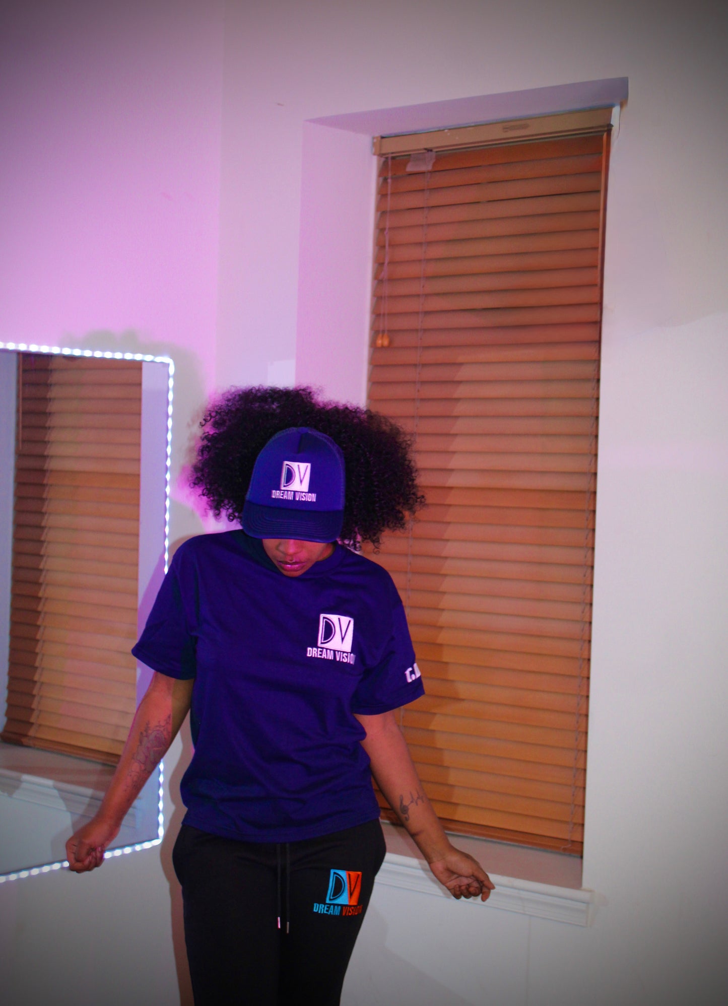 DreamVision Signature Navy Blue T - Shirt