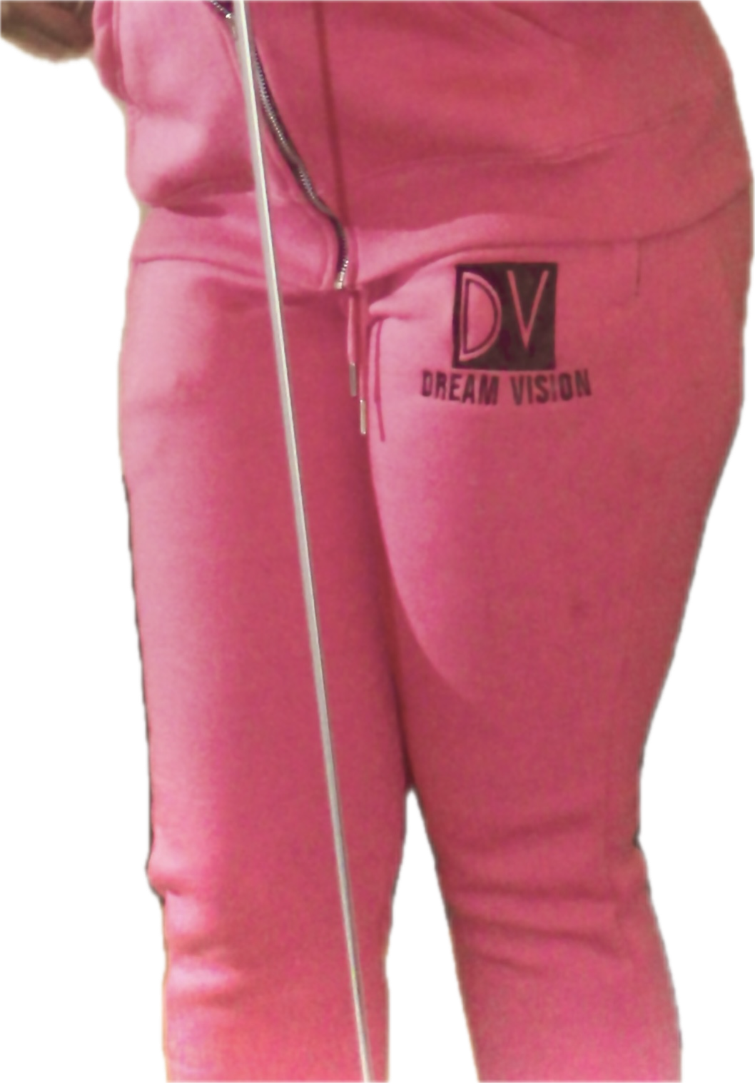 Pink 2 Piece Soft Cotton Zipper Sweatsuit