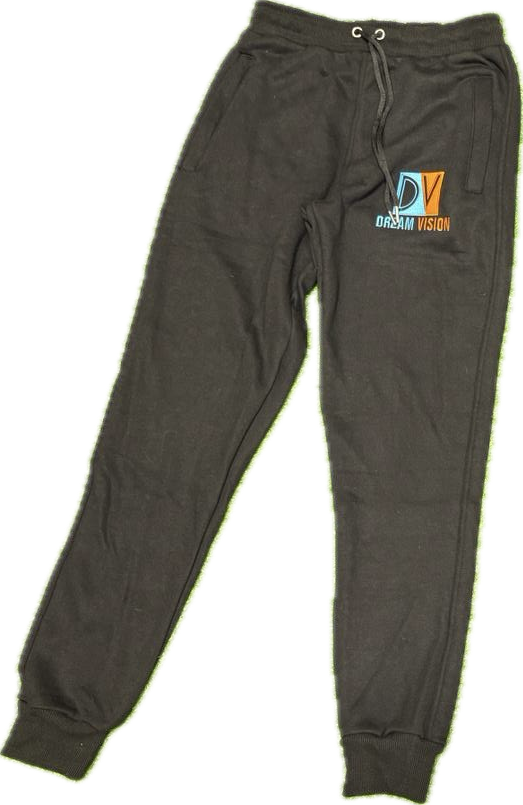 Blue/Orange Embroidered Black Tracksuit(pre-order)