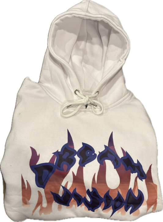 DreamVision "Flame Infusion" White Hoodie