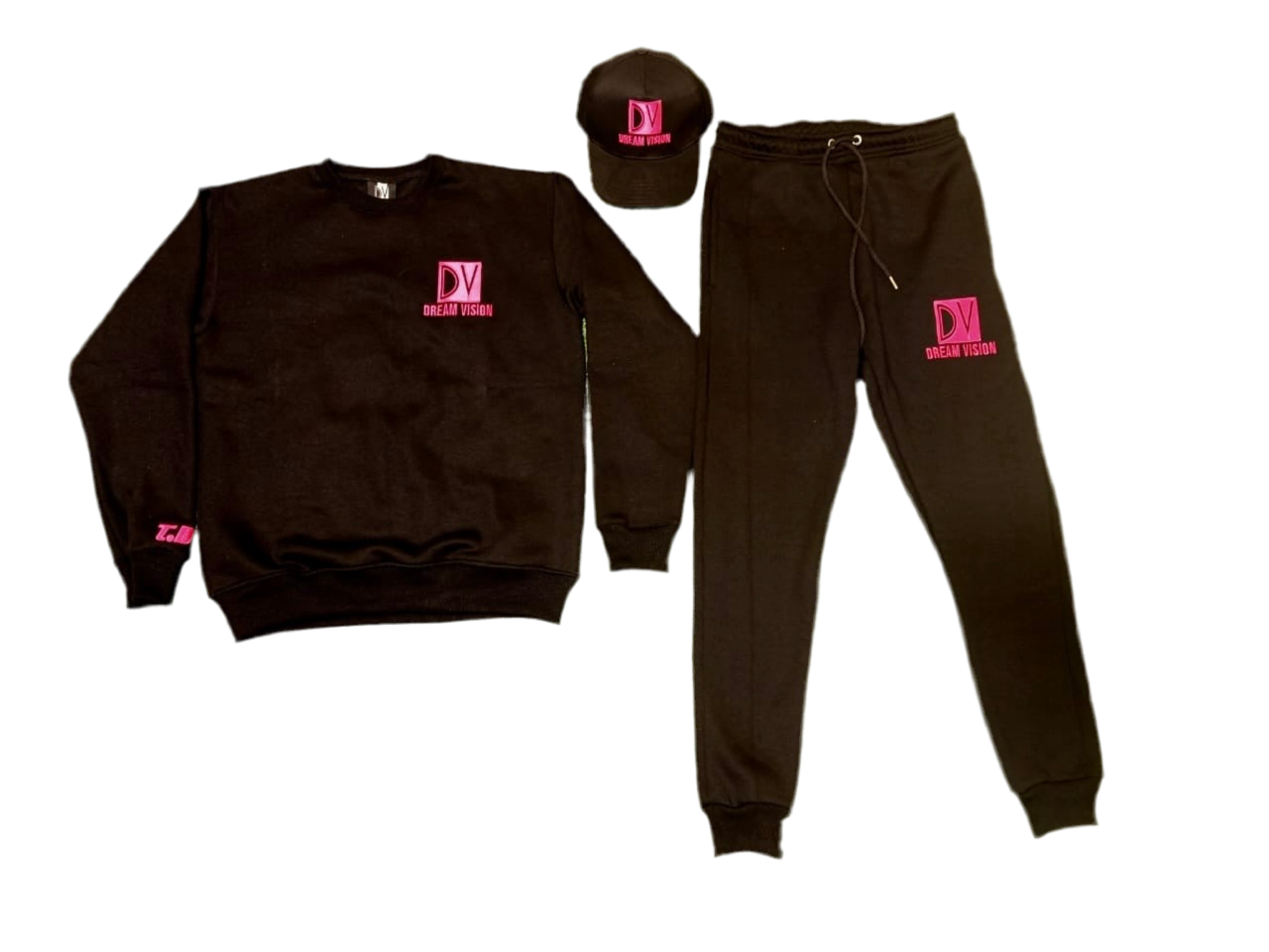 DreamVision "Pink Lemonade" 2 Piece Cotton Sweatsuit