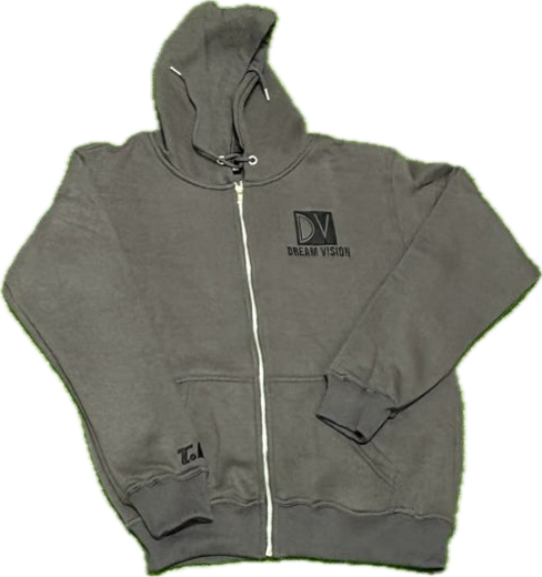 Grey/Black Embroidered Tracksuit