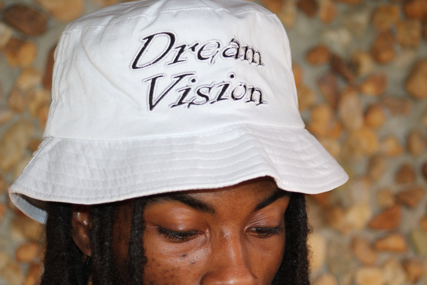 DreamVision Pure White Bucket Hat