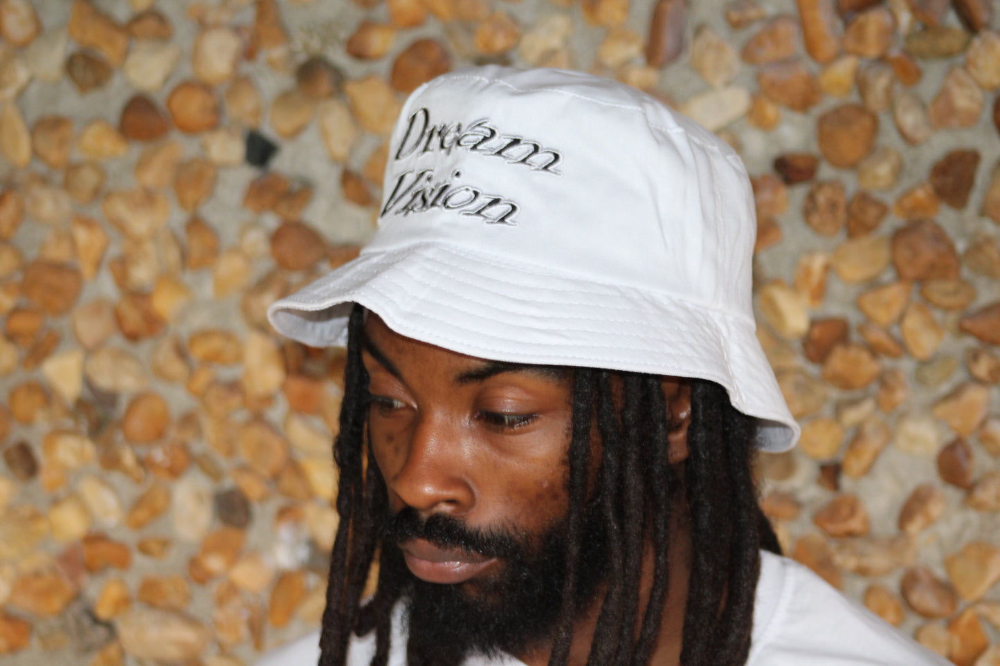 DreamVision Pure White Bucket Hat