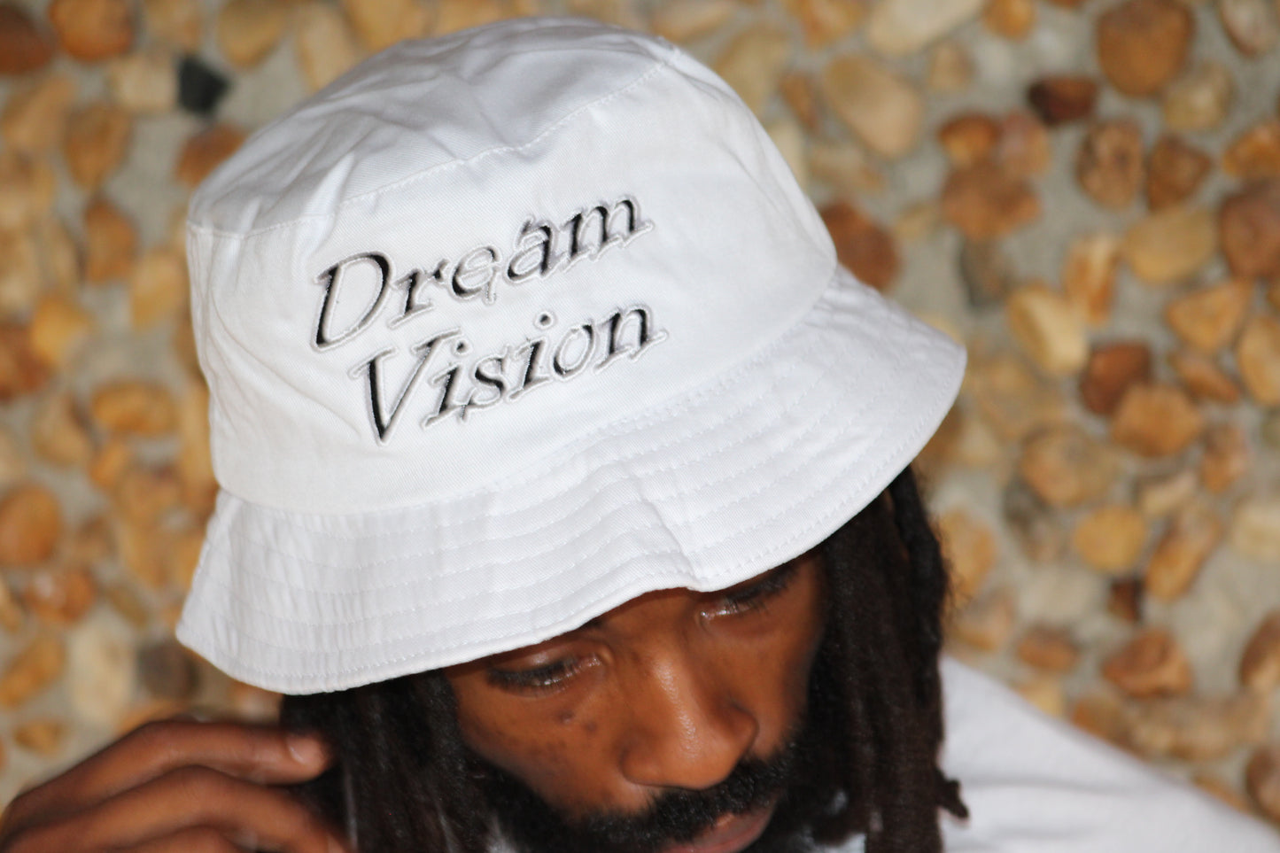 DreamVision Pure White Bucket Hat