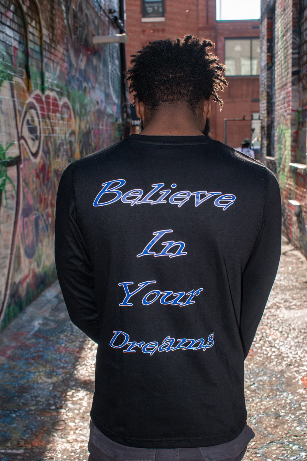 DreamVision TDR Black Signature Long Sleeve Quote Tee